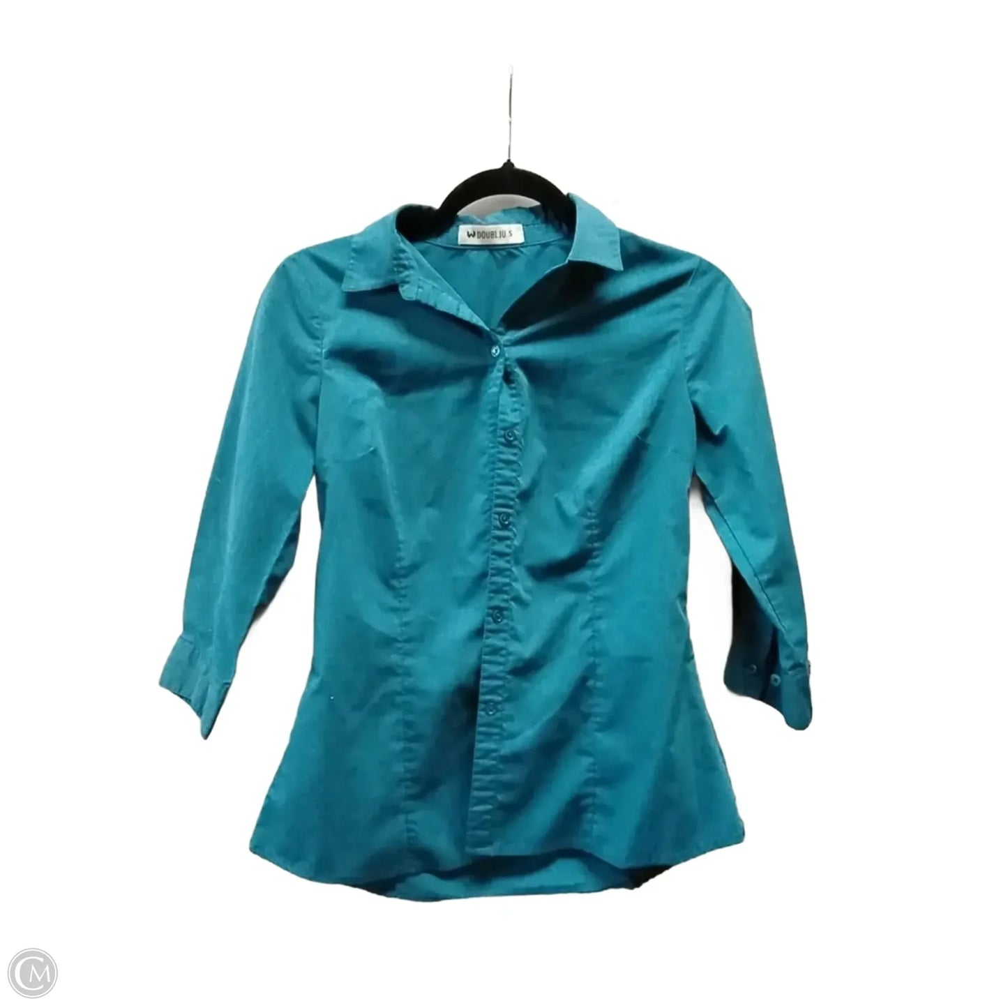 Top 3/4 Sleeve By Clothes Mentor In Blue, Size: S