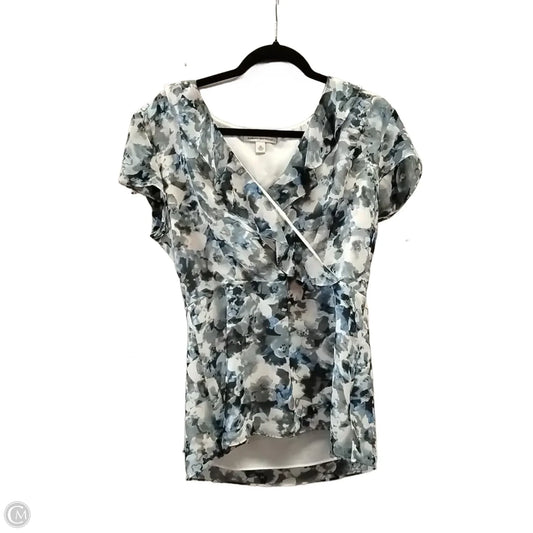 Top Short Sleeve By Banana Republic In Multi-colored, Size: 10