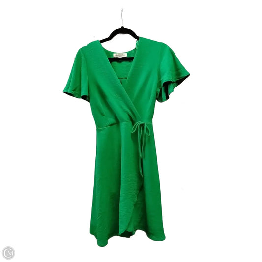 Dress Casual Short By Monteau In Green, Size: Xs
