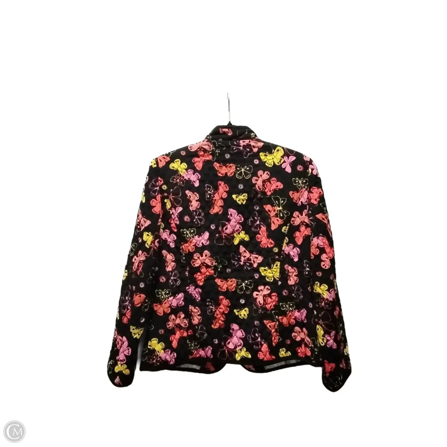 Coat Puffer & Quilted By Requirements In Black, Size: M