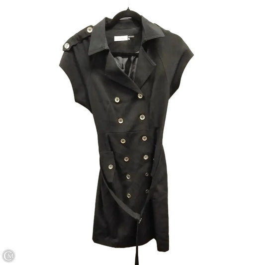 Dress Casual Midi By Calvin Klein In Black, Size: 8