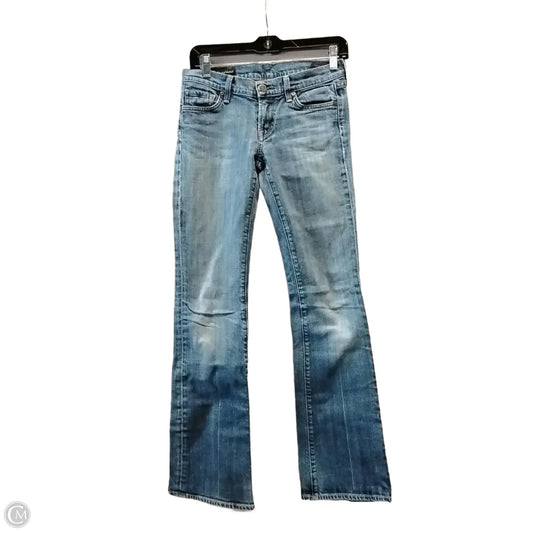 Jeans Boot Cut By Citizens Of Humanity In Blue Denim, Size: 2