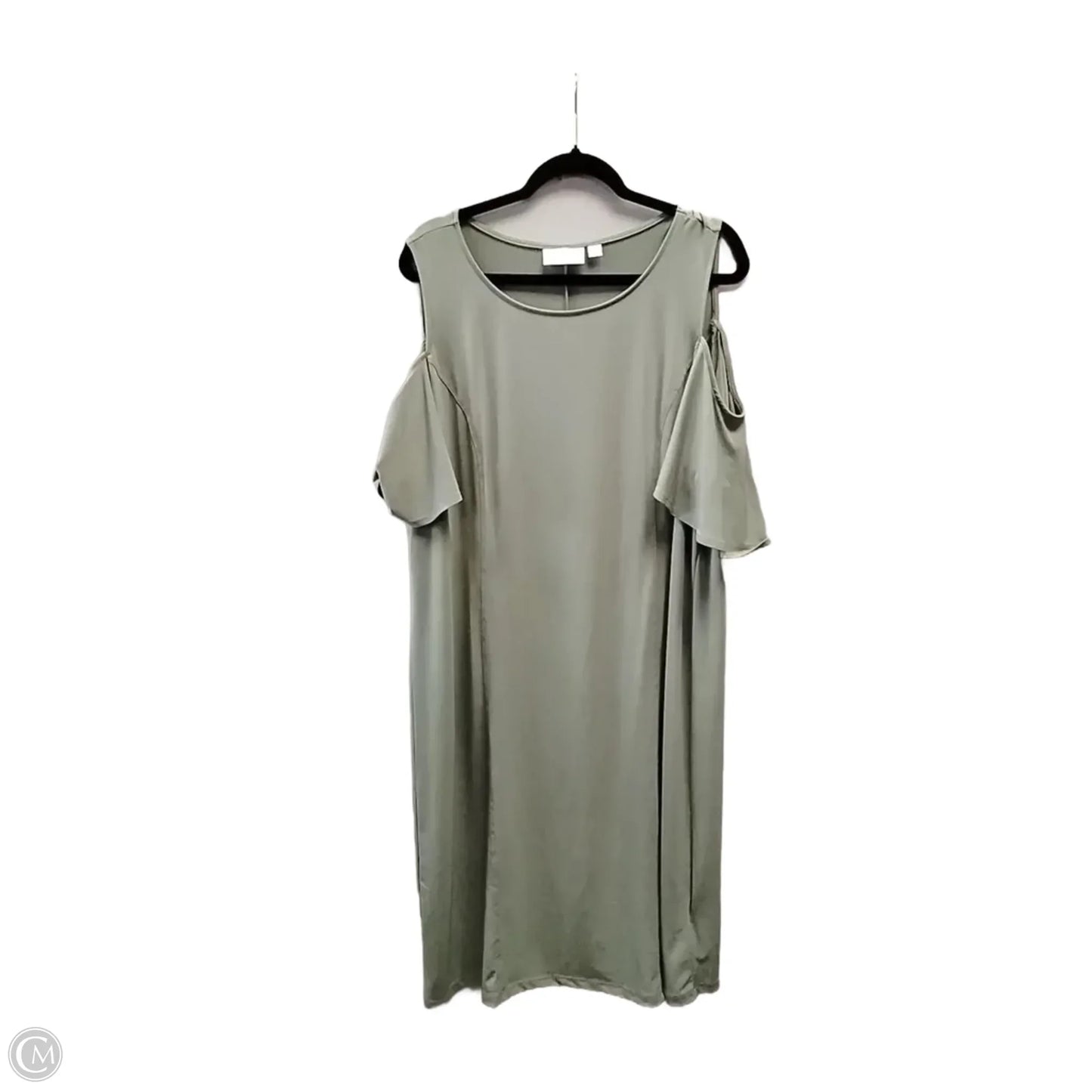 Dress Casual Midi By Clothes Mentor In Green, Size: Xl