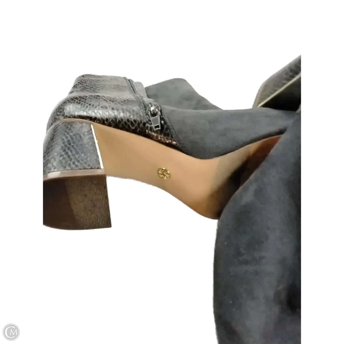 Boots Ankle Heels By Xoxo In Snakeskin Print, Size: 6.5