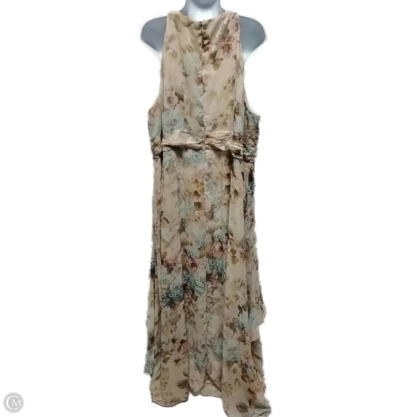 Dress Casual Maxi By R And M Richards In Floral Print, Size: 22
