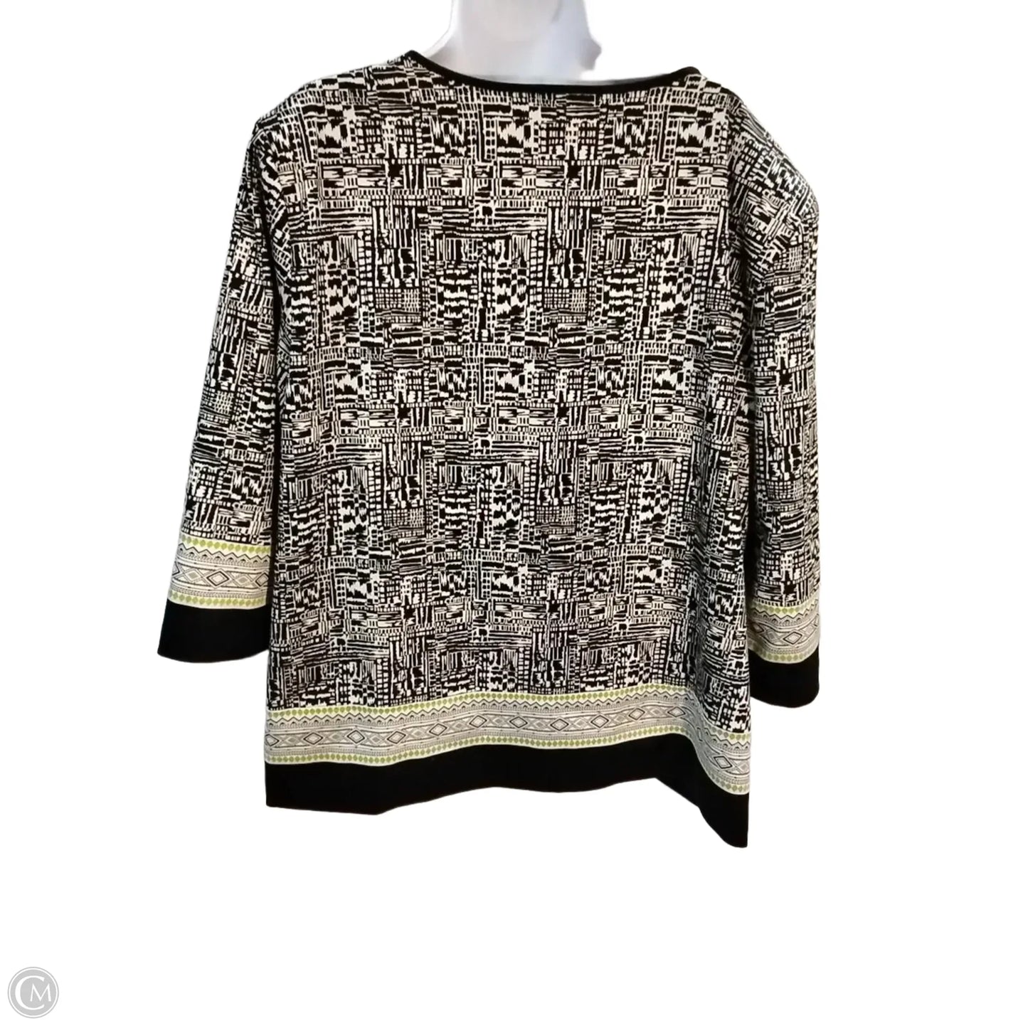 Blazer By Alfred Dunner In Black & White, Size: 22