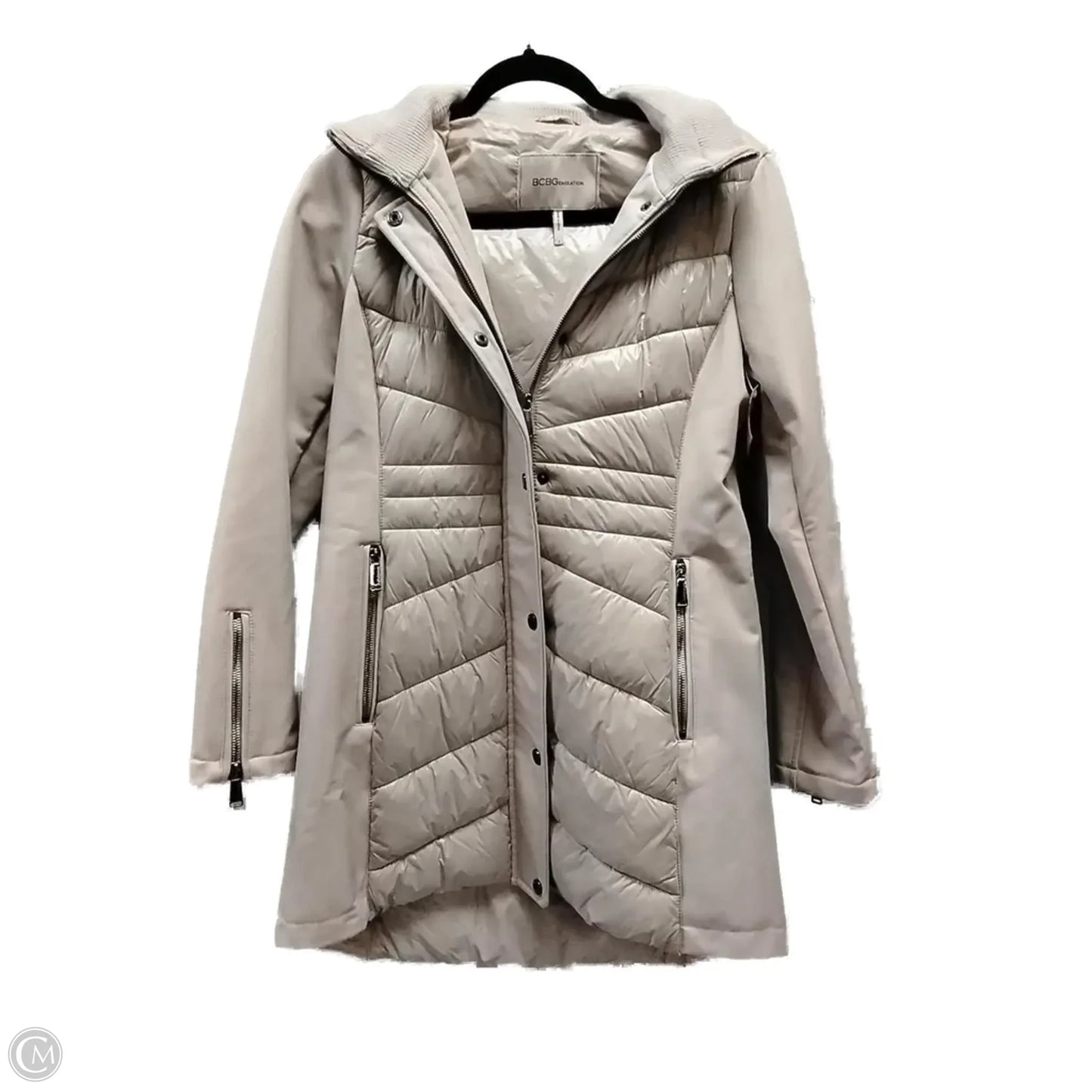 Coat Puffer & Quilted By Bcbgeneration In Pink, Size: S