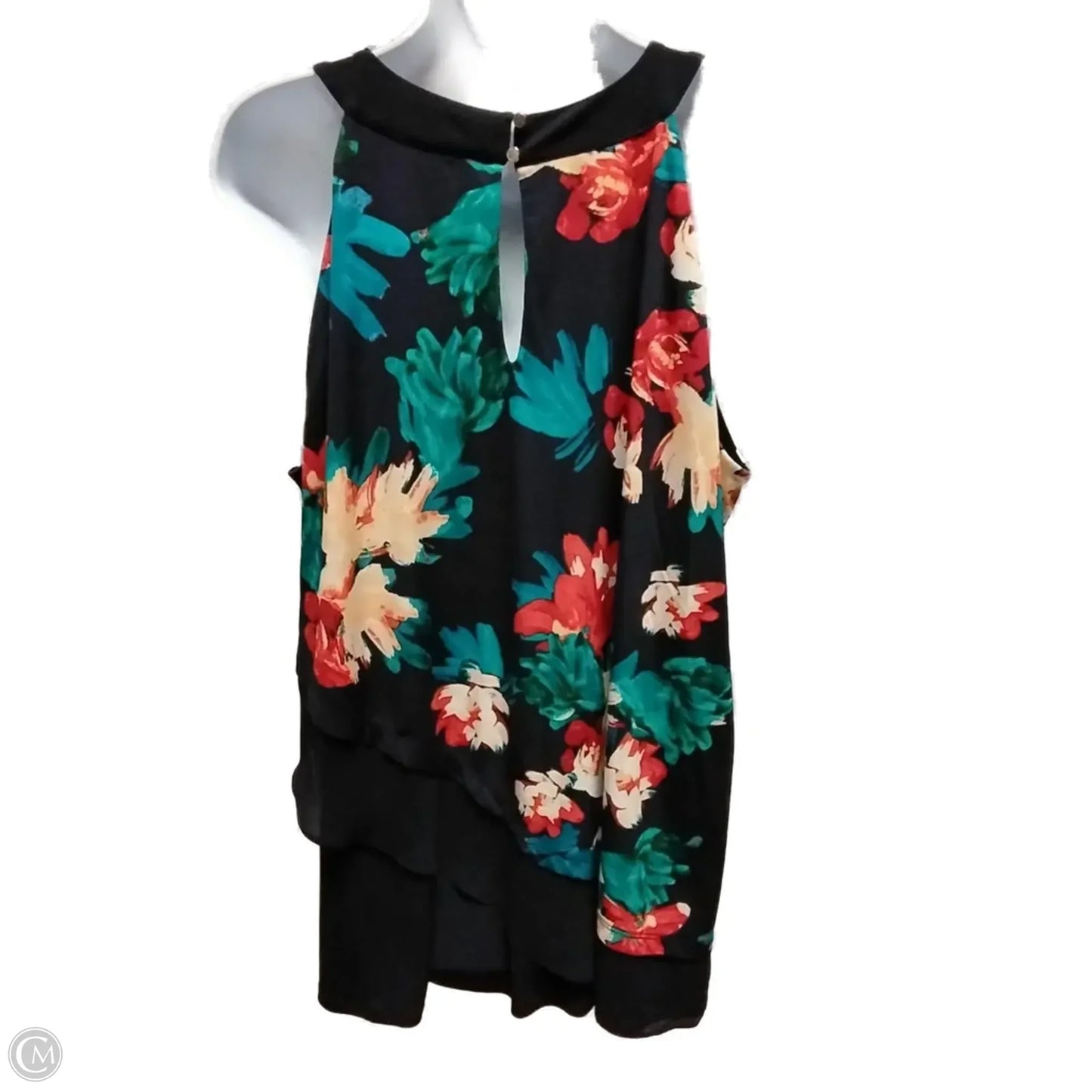 Blouse Sleeveless By Ellen Tracy In Blue, Size: 1x