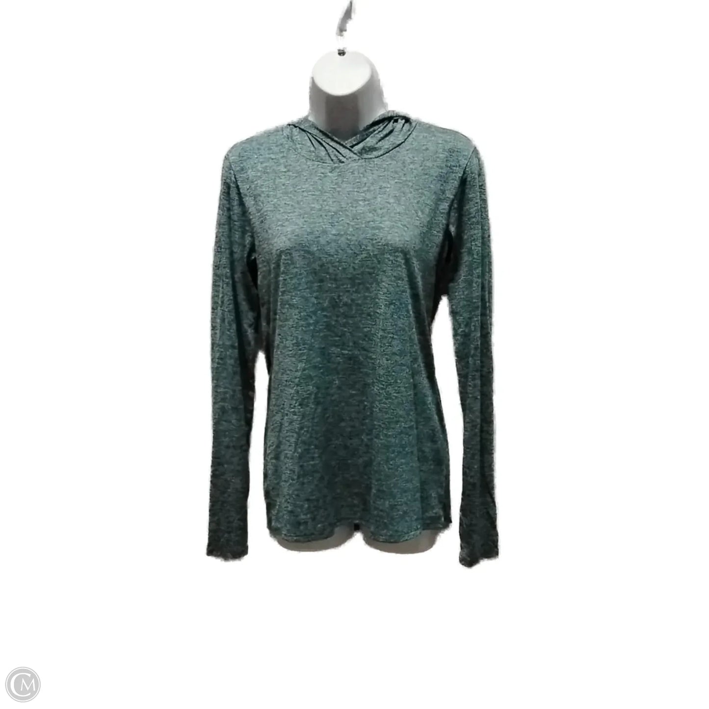 Athletic Top Long Sleeve Hoodie By Bcg In Blue, Size: S