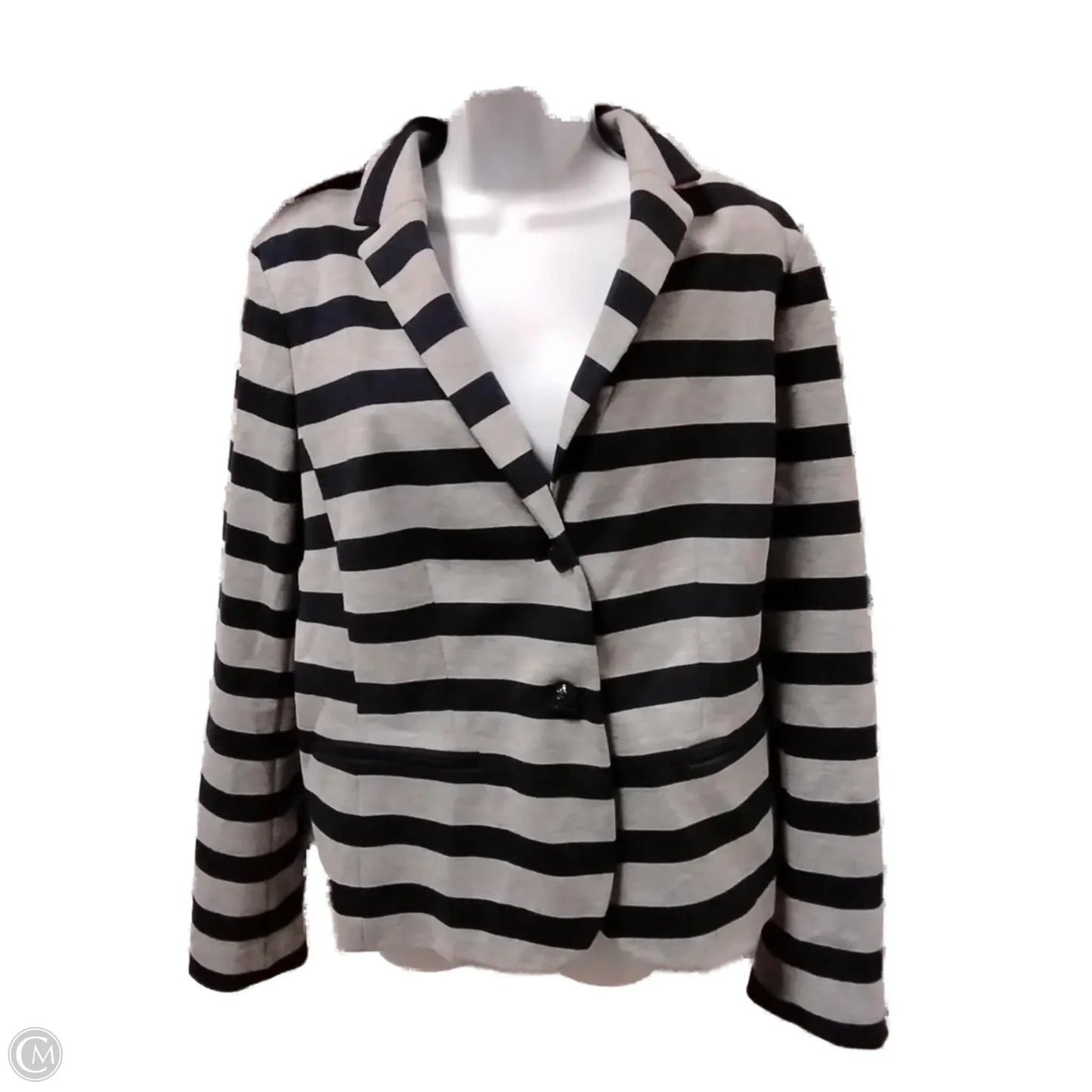 Blazer By Gap In Blue & Grey, Size: 16