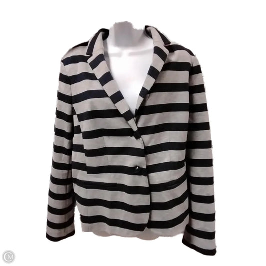 Blazer By Gap In Blue & Grey, Size: 16