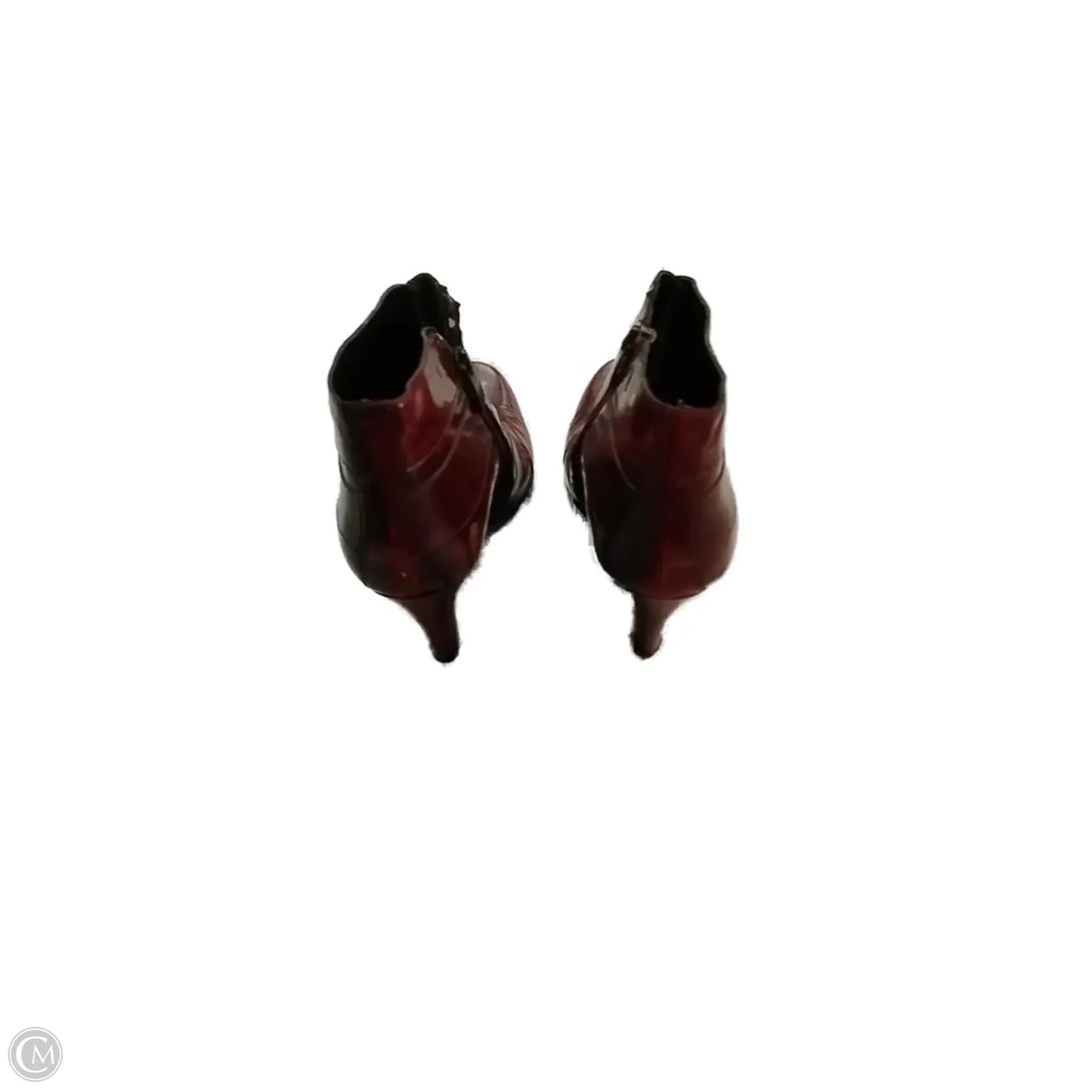 Boots Ankle Heels By Donald Pliner In Red, Size: 9