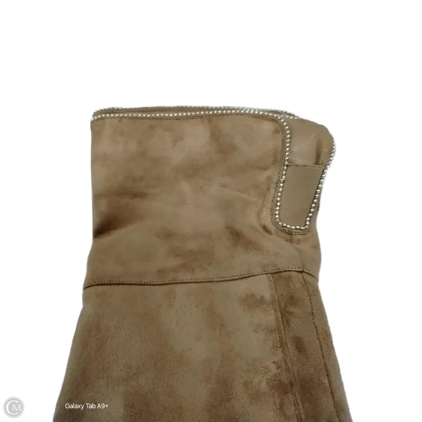 Boots Knee Flats By Xoxo In Beige, Size: 6.5