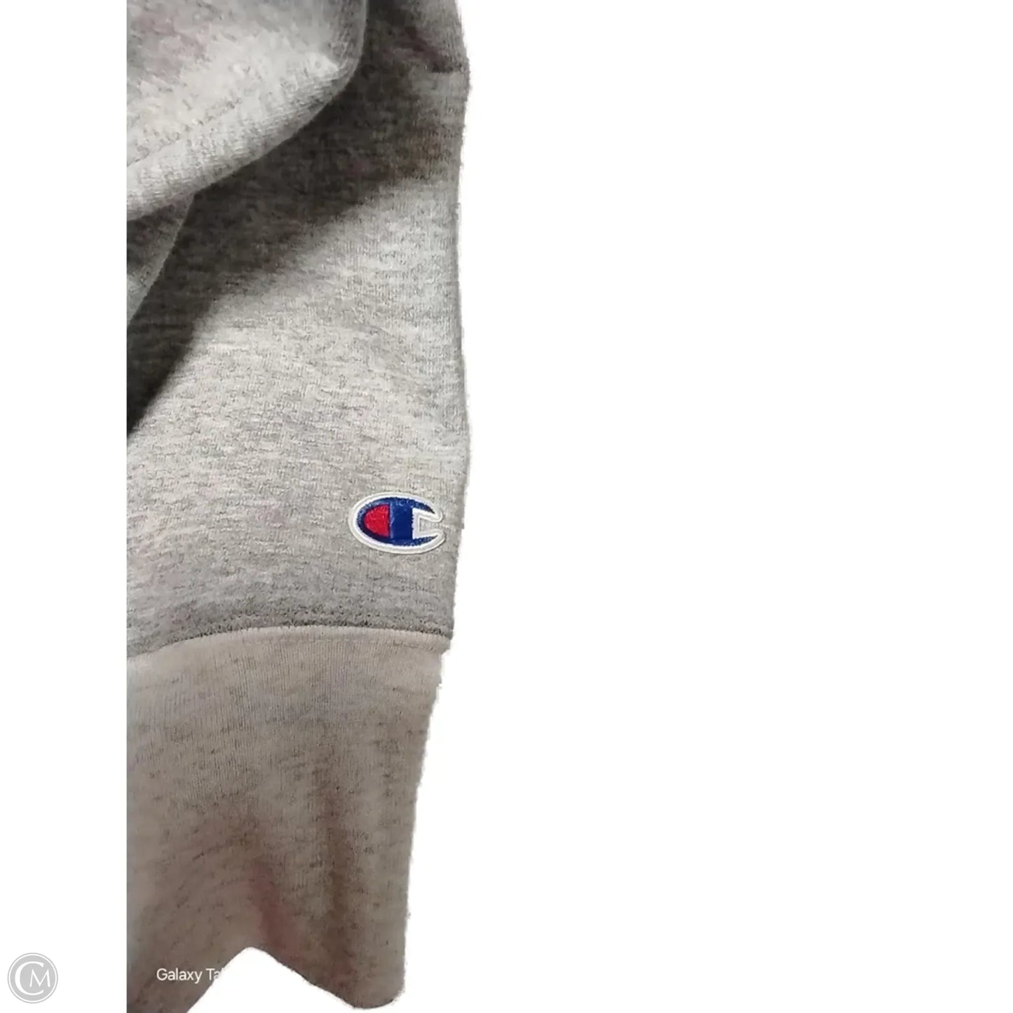 Athletic Top Long Sleeve Crewneck By Champion In Grey, Size: Xl