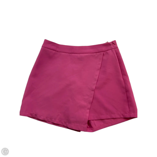 Skirt Mini & Short By Clothes Mentor In Pink, Size: L