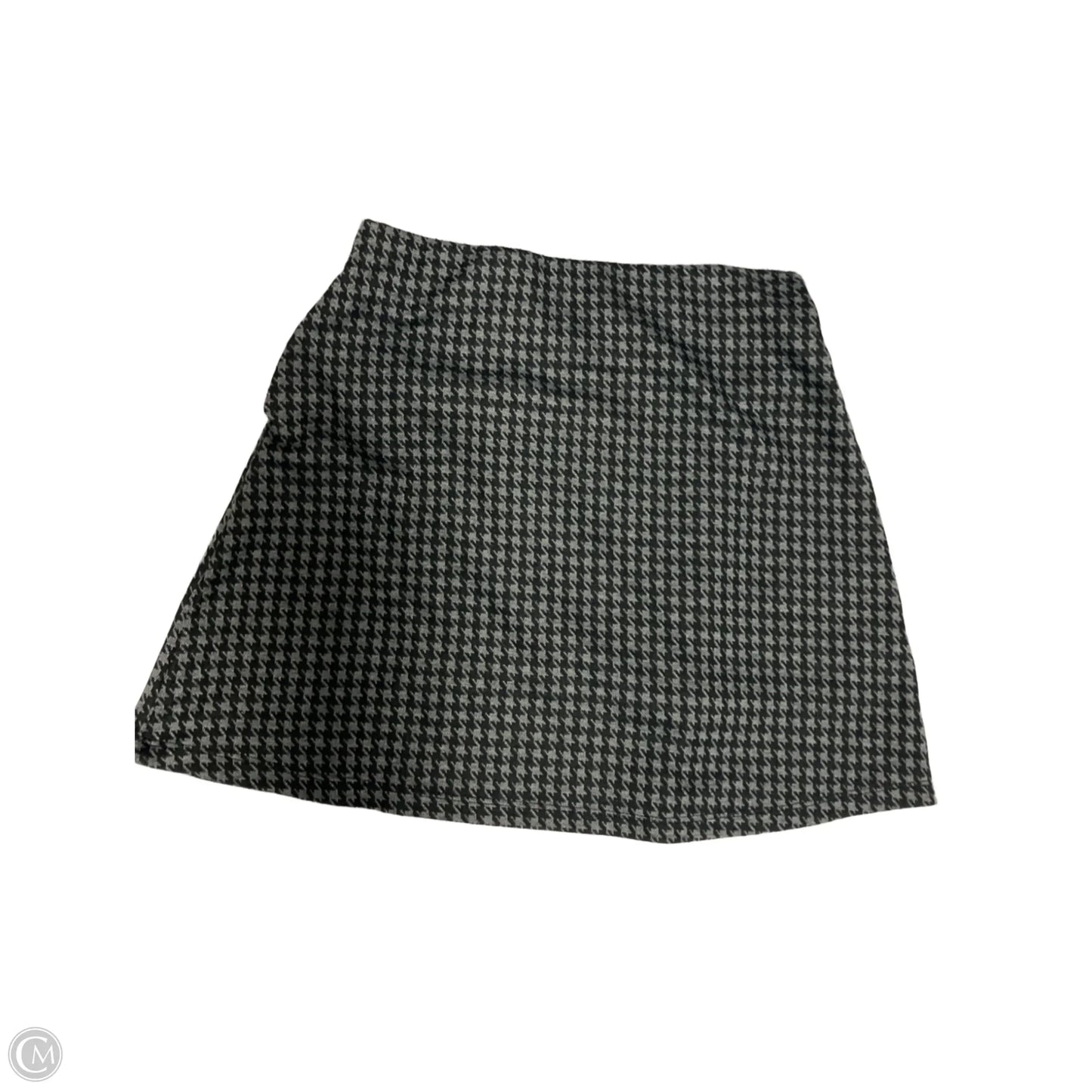 Skirt Mini & Short By In Sanfrancisco In Black & Grey, Size: S