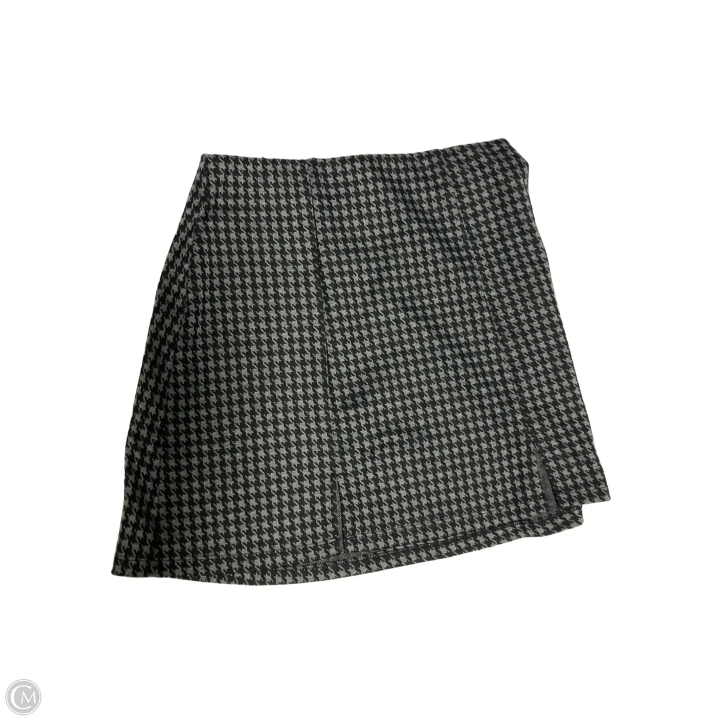 Skirt Mini & Short By In Sanfrancisco In Black & Grey, Size: S