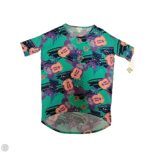 Top Short Sleeve By Lularoe In Multi-colored, Size: Xxs