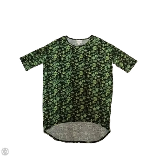 Top Short Sleeve By Lularoe In Green, Size: Xxs