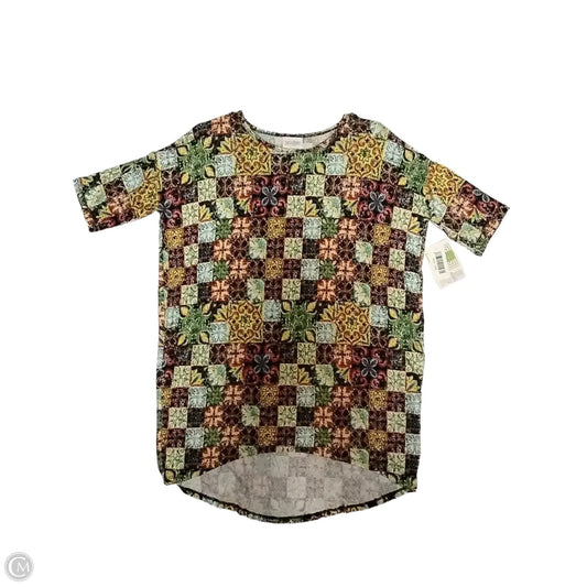 Top Short Sleeve By Lularoe In Multi-colored, Size: Xxs