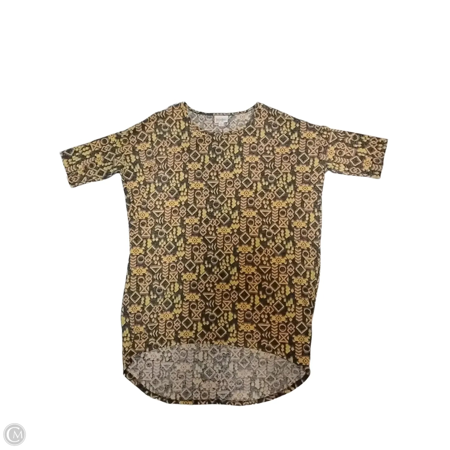 Top Short Sleeve By Lularoe In Multi-colored, Size: Xs