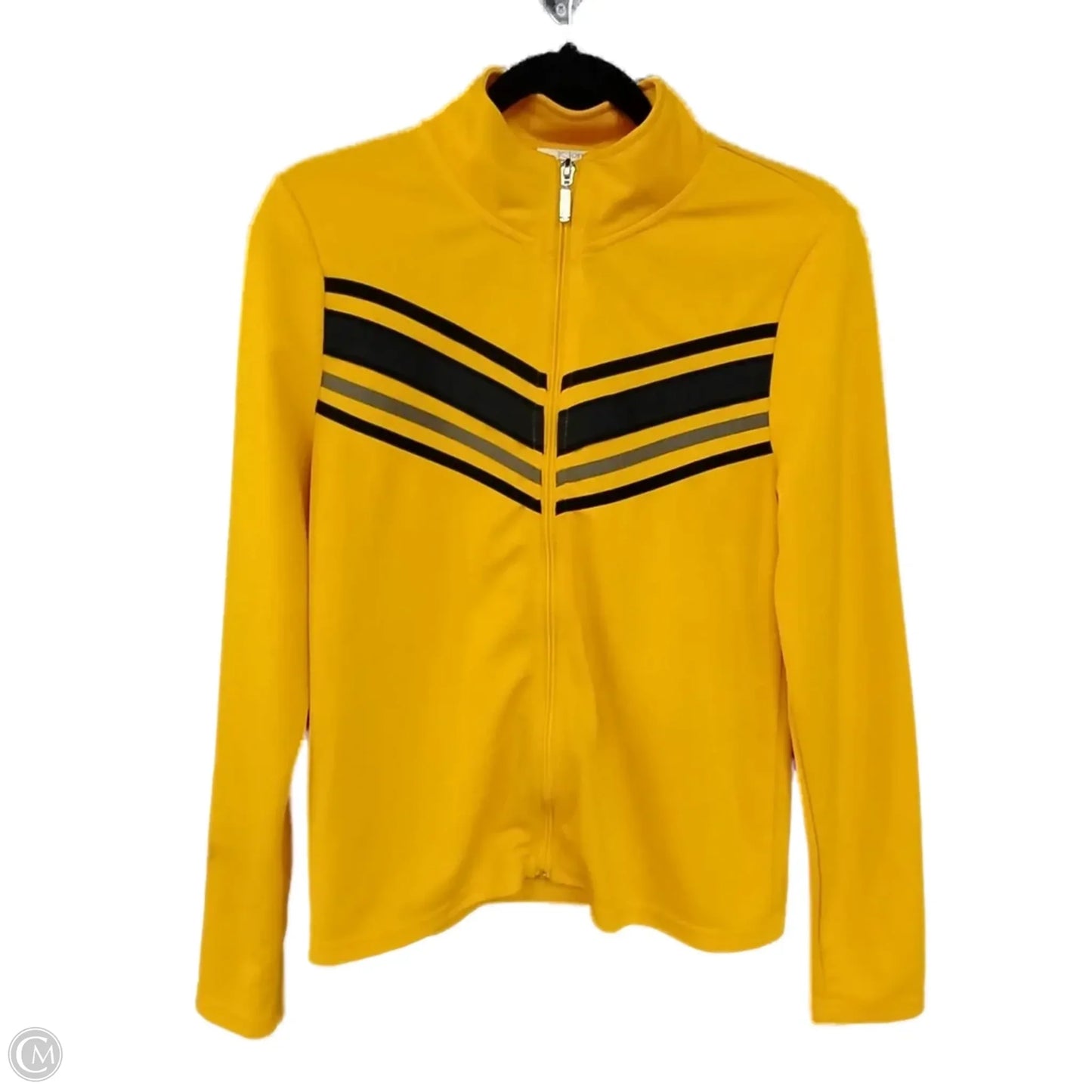 Athletic Jacket By Clothes Mentor In Yellow, Size: S