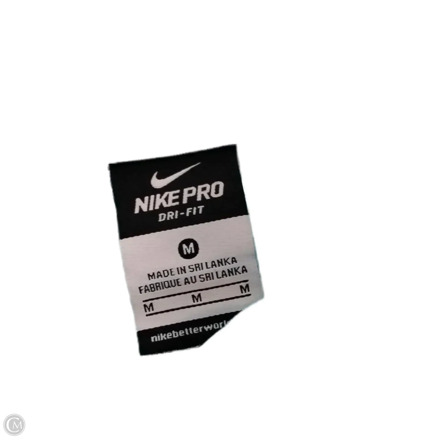 Athletic Jacket By Nike In Teal, Size: M