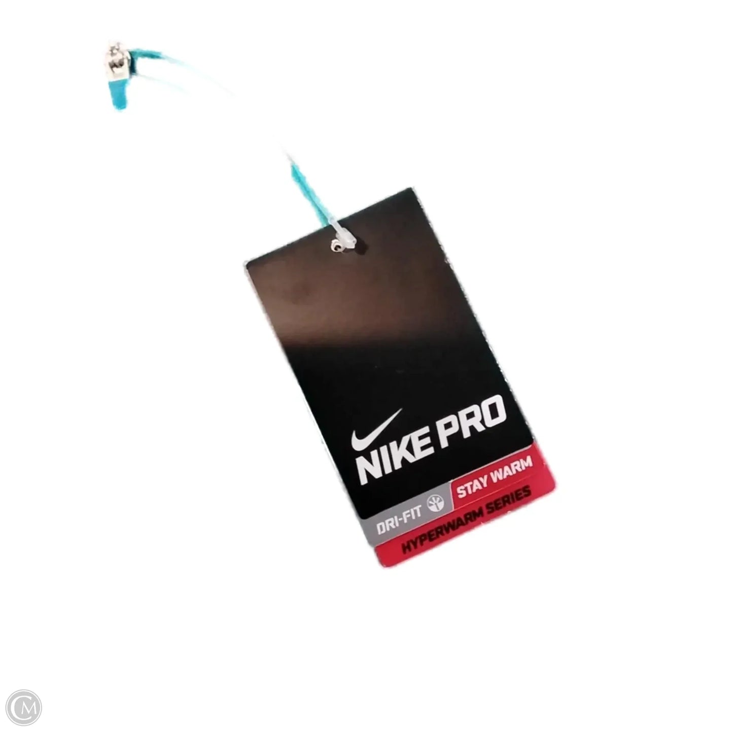 Athletic Jacket By Nike In Teal, Size: M