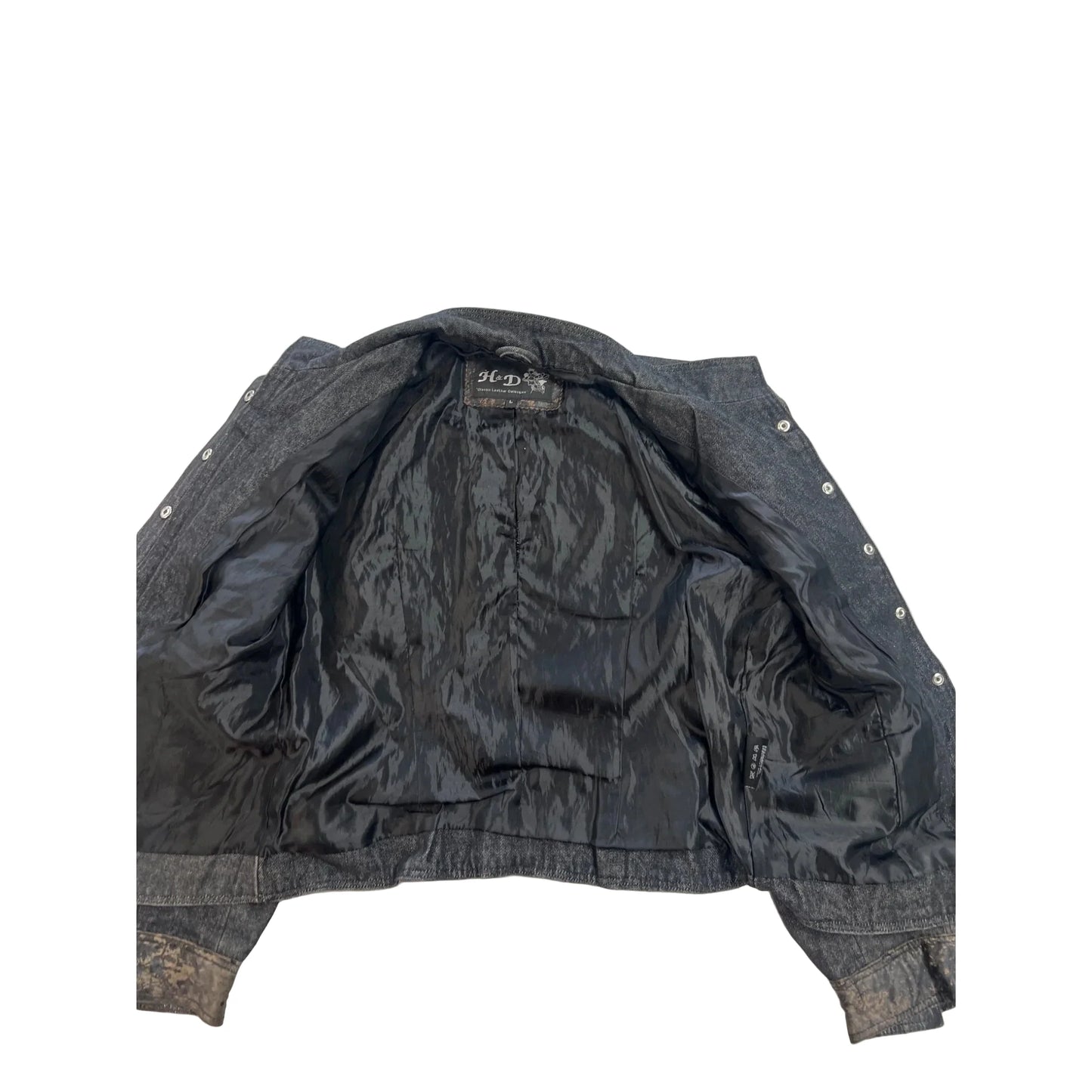 Jacket Moto Leather By Cmc In Brown, Size: L