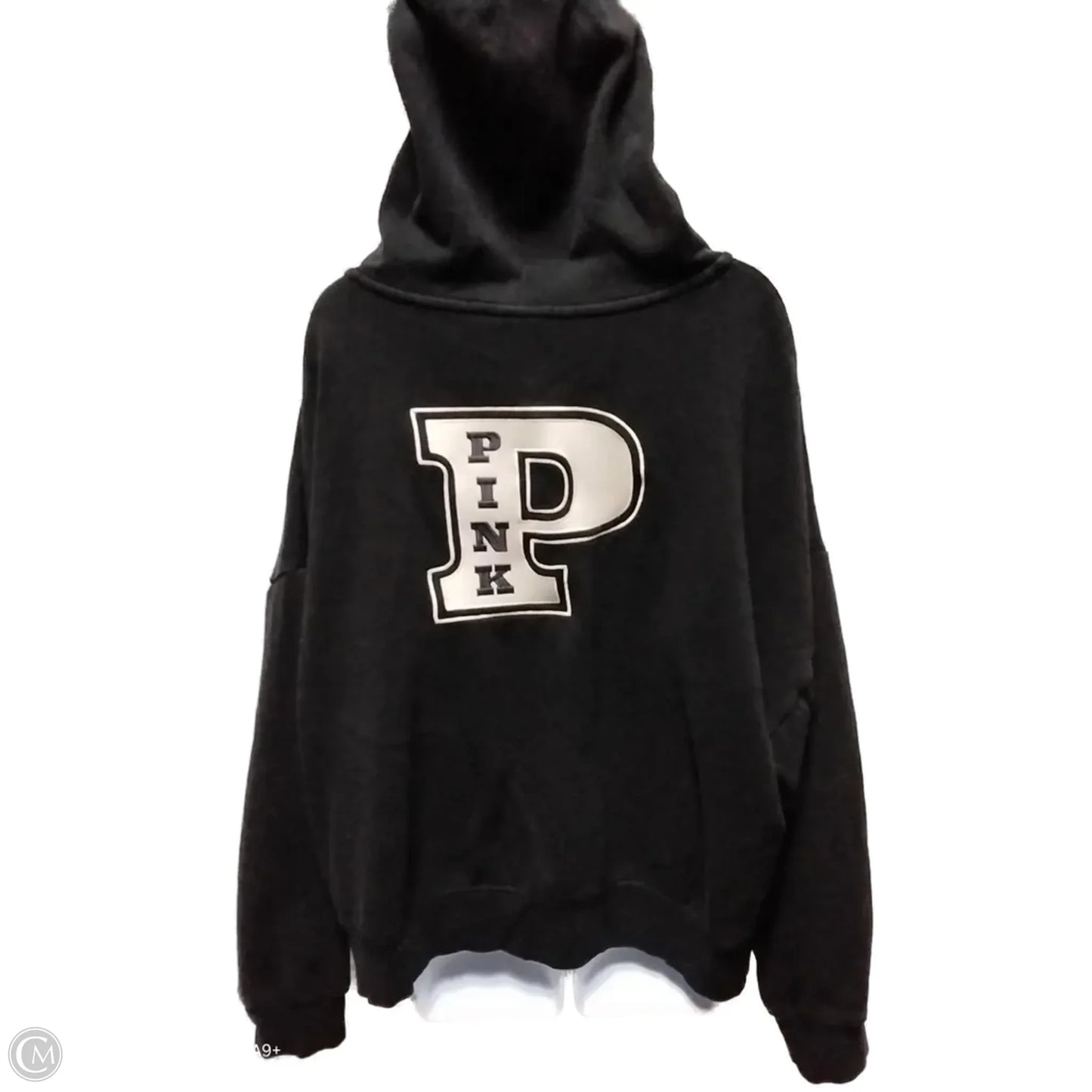 Sweatshirt Hoodie By Pink In Black, Size: Xxl