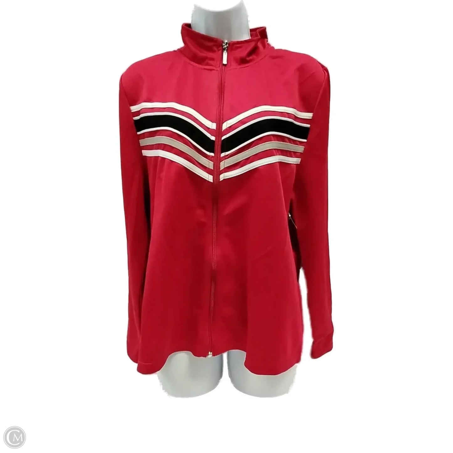 Athletic Jacket By Clothes Mentor In Red, Size: Xl