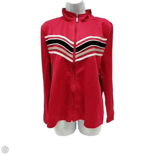 Athletic Jacket By Clothes Mentor In Red, Size: Xl