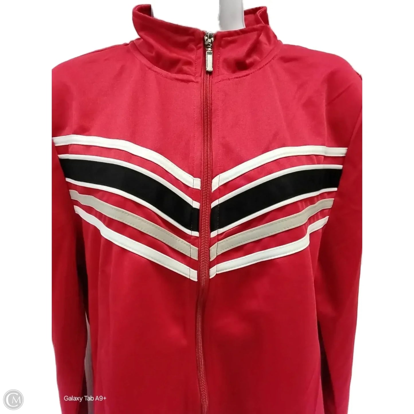 Athletic Jacket By Clothes Mentor In Red, Size: Xl