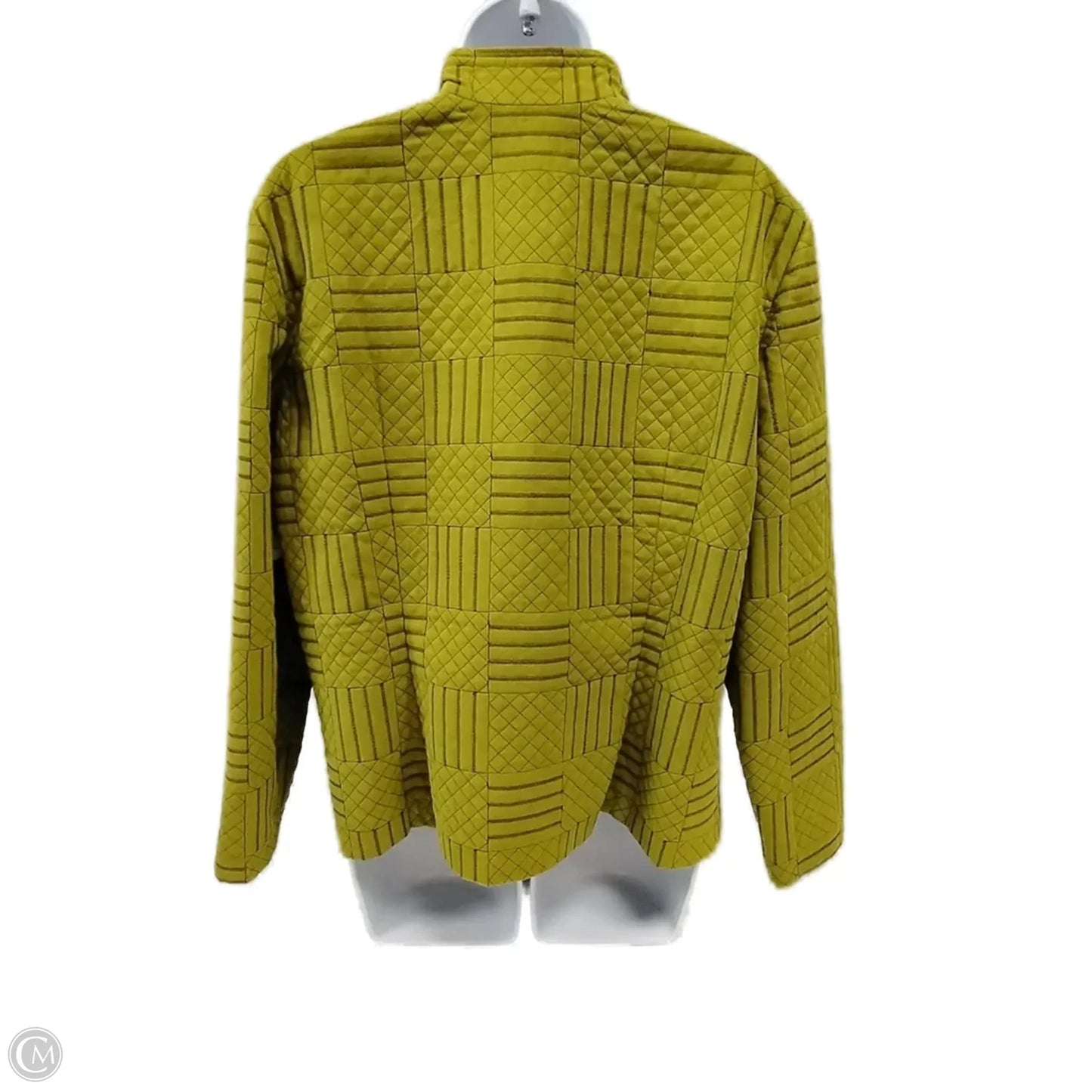 Jacket Puffer & Quilted By Multiples In Green, Size: Xlp