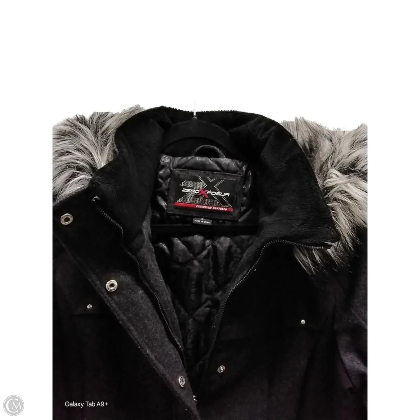 Coat Parka By Zero Xposure In Grey, Size: S