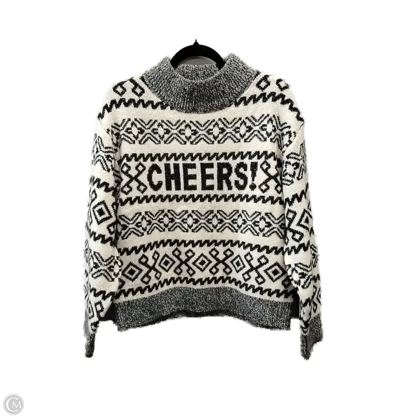 Sweater By A New Day In Black & White, Size: M