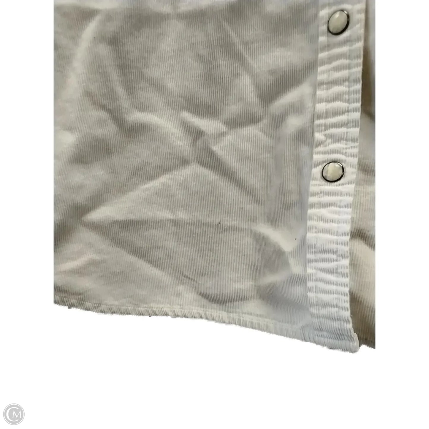 Top Long Sleeve By American Eagle In White, Size: L