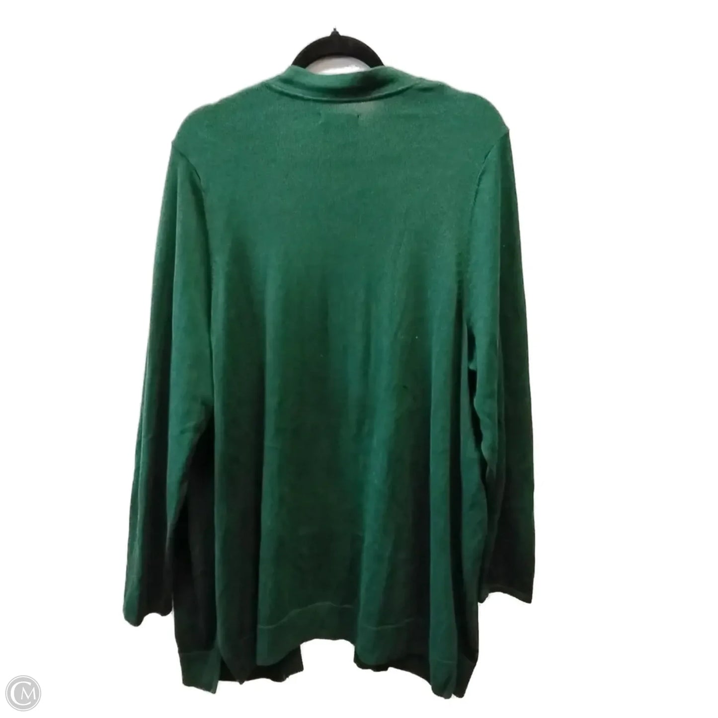Cardigan By Croft And Barrow In Green, Size: 1x