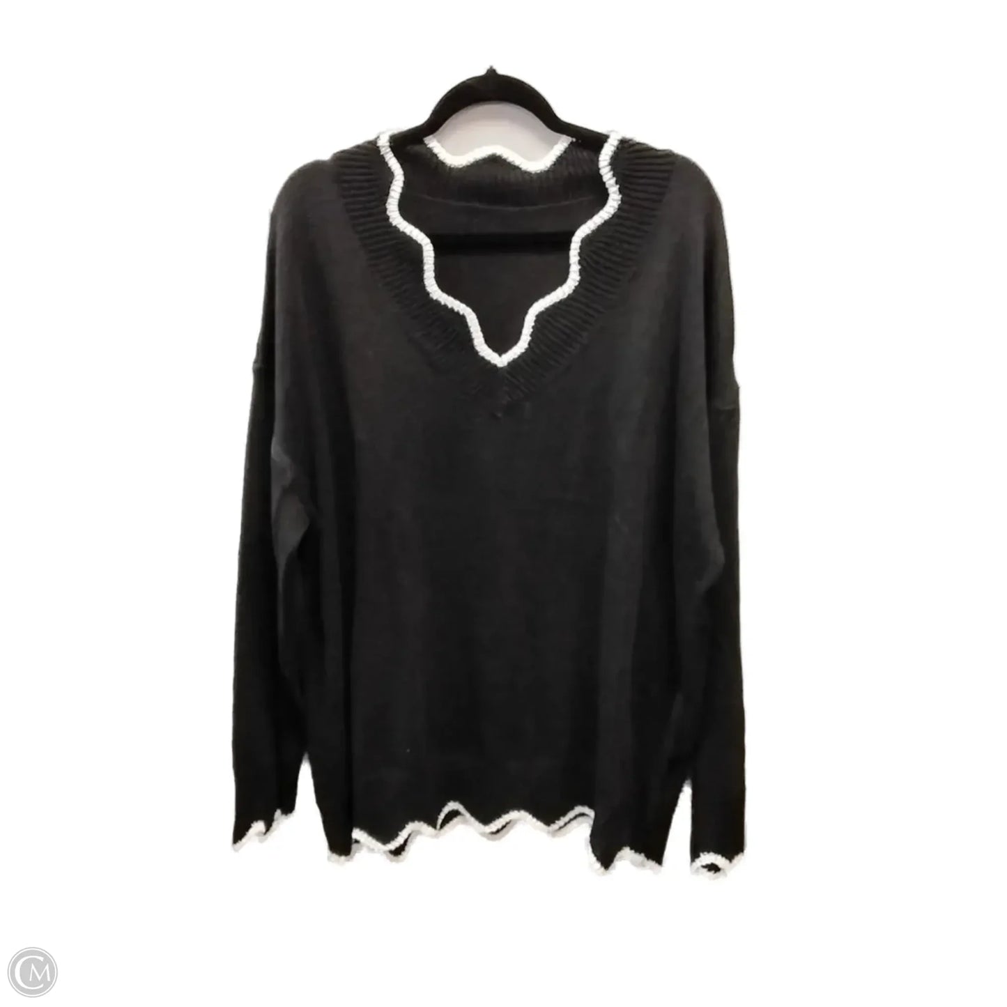 Sweater By Shein In Black, Size: 2x