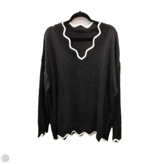 Sweater By Shein In Black, Size: 2x