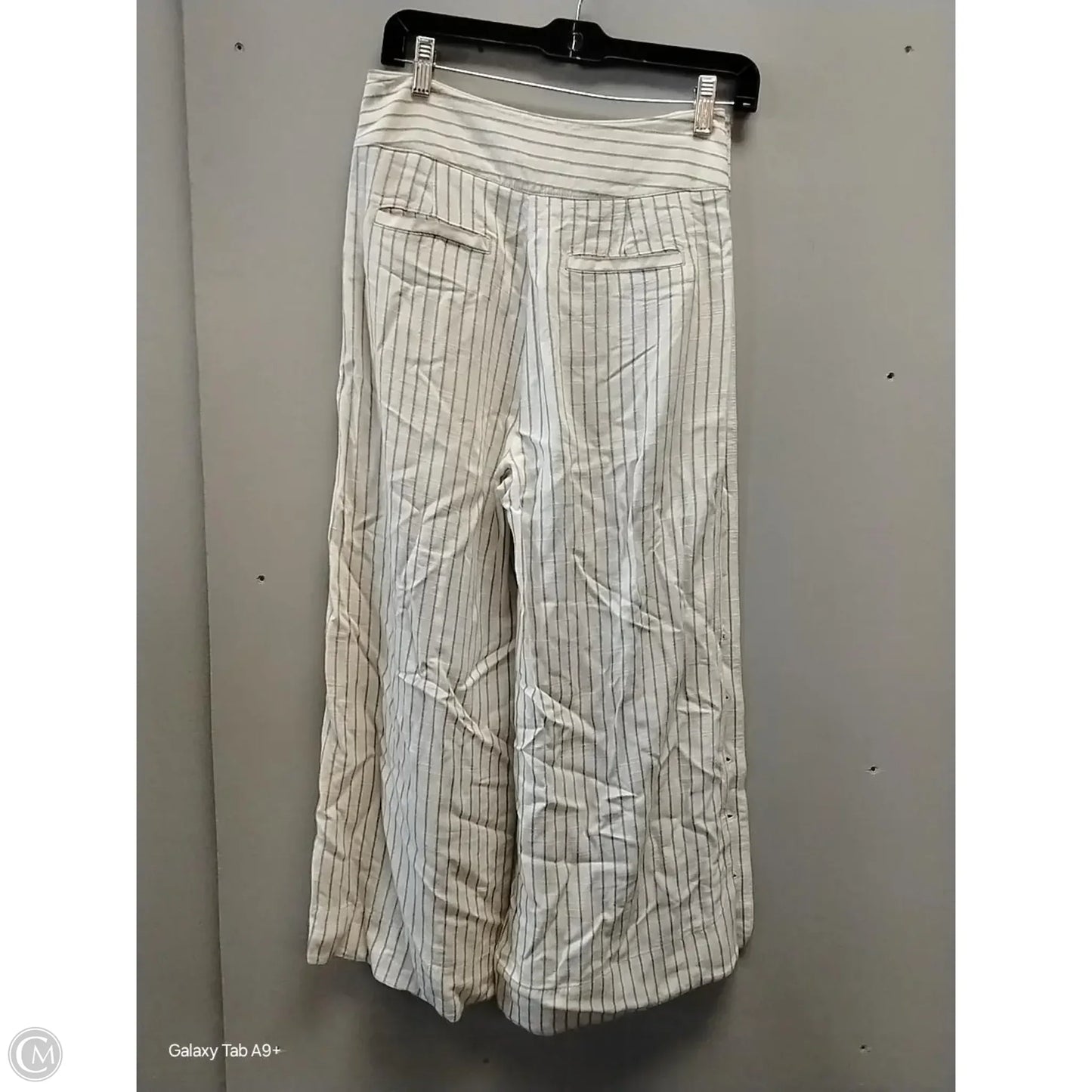 Pants Wide Leg By Anthropologie In Striped Pattern, Size: Petite   Xs