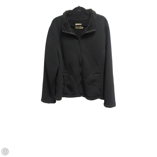 Sweatshirt Collar By Faded Glory In Black, Size: 2x