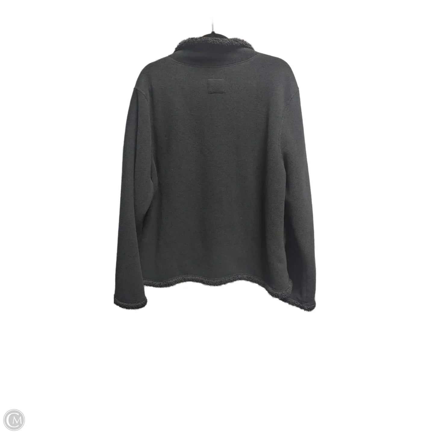 Sweatshirt Collar By Faded Glory In Black, Size: 2x