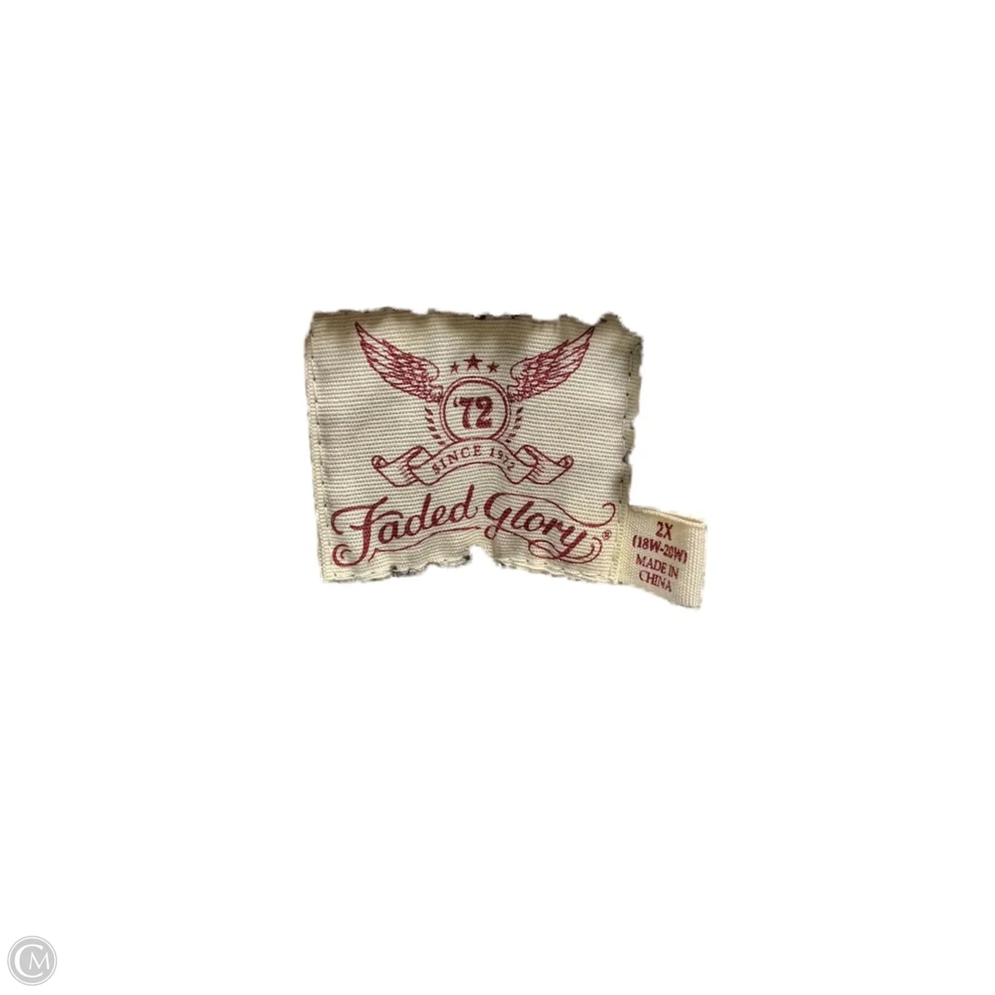 Sweatshirt Collar By Faded Glory In Black, Size: 2x