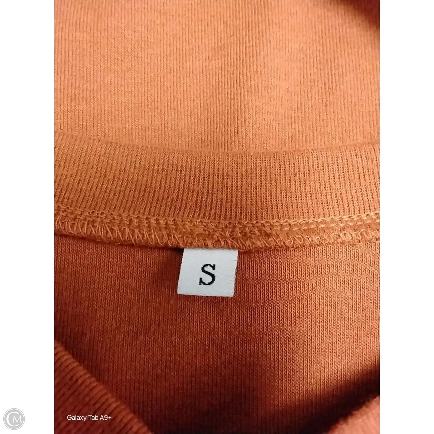 Top Long Sleeve By Clothes Mentor In Orange, Size: S