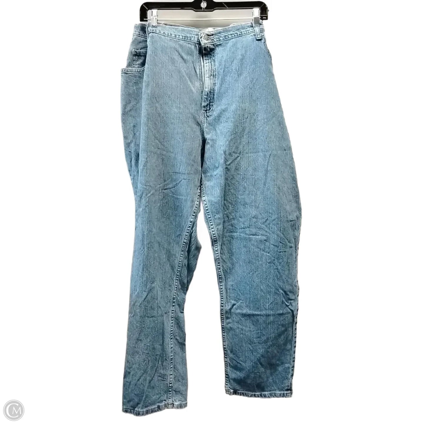 Jeans Boot Cut By Riders In Blue Denim, Size: 26w