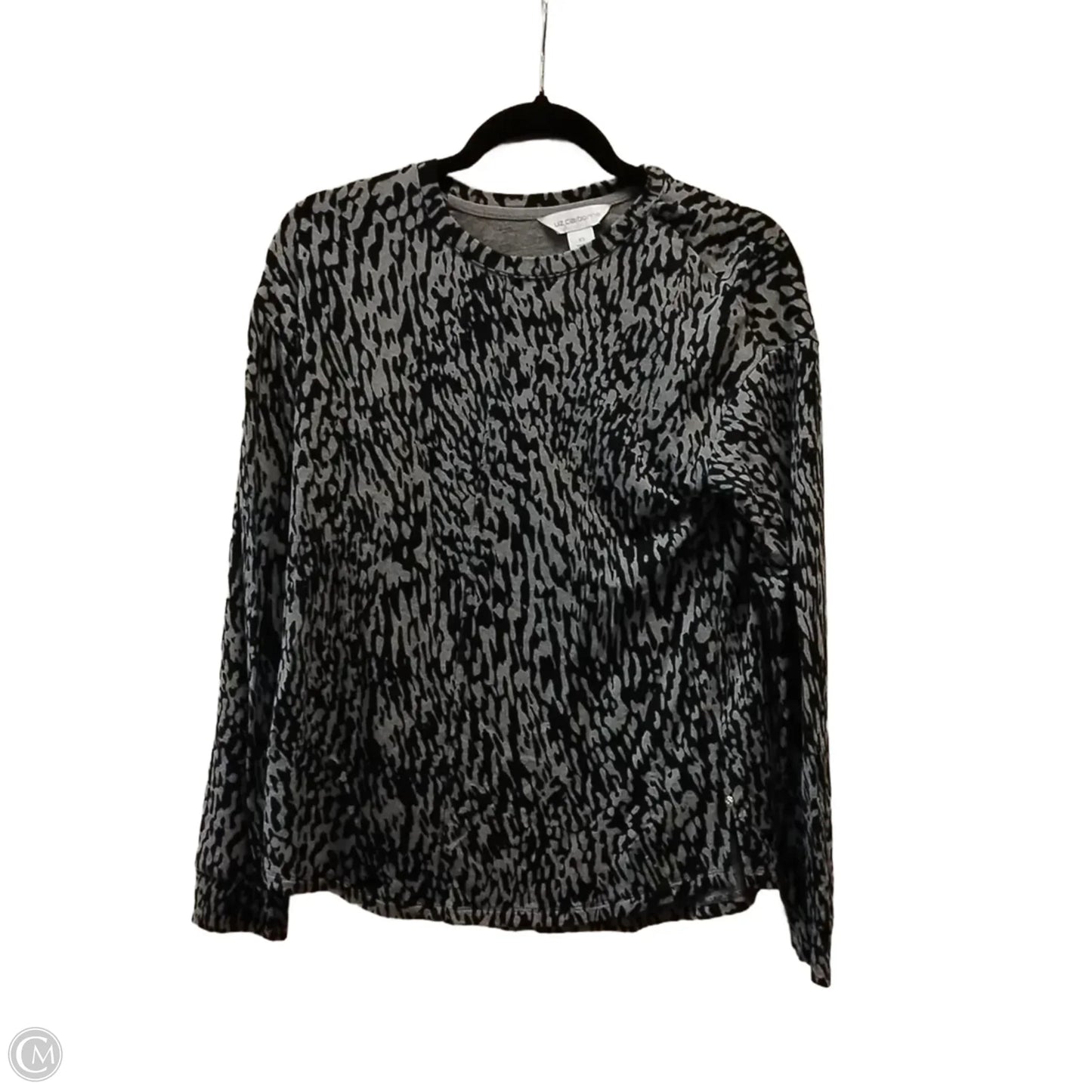 Top Long Sleeve By Liz Claiborne In Multi-colored, Size: Xs