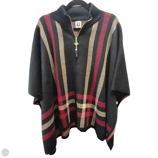 Poncho By Anne Klein In Multi-colored, Size: M