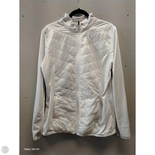 Athletic Jacket By Bcg In White, Size: Xl