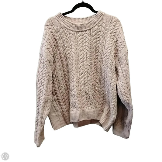 Sweater By Cynthia Rowley In Pink, Size: Xl